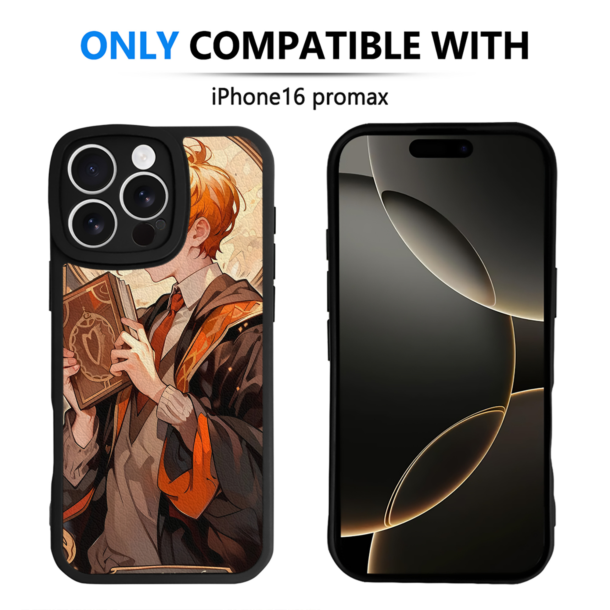（画像用） Harry Potter ハリー・ポッターシリーズ 【iPhone 16シリーズ対応】シリコンスマホケース（レザー調） 材質：シリコン